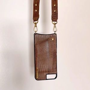 Bandolier iPhone case w crossbody strap
